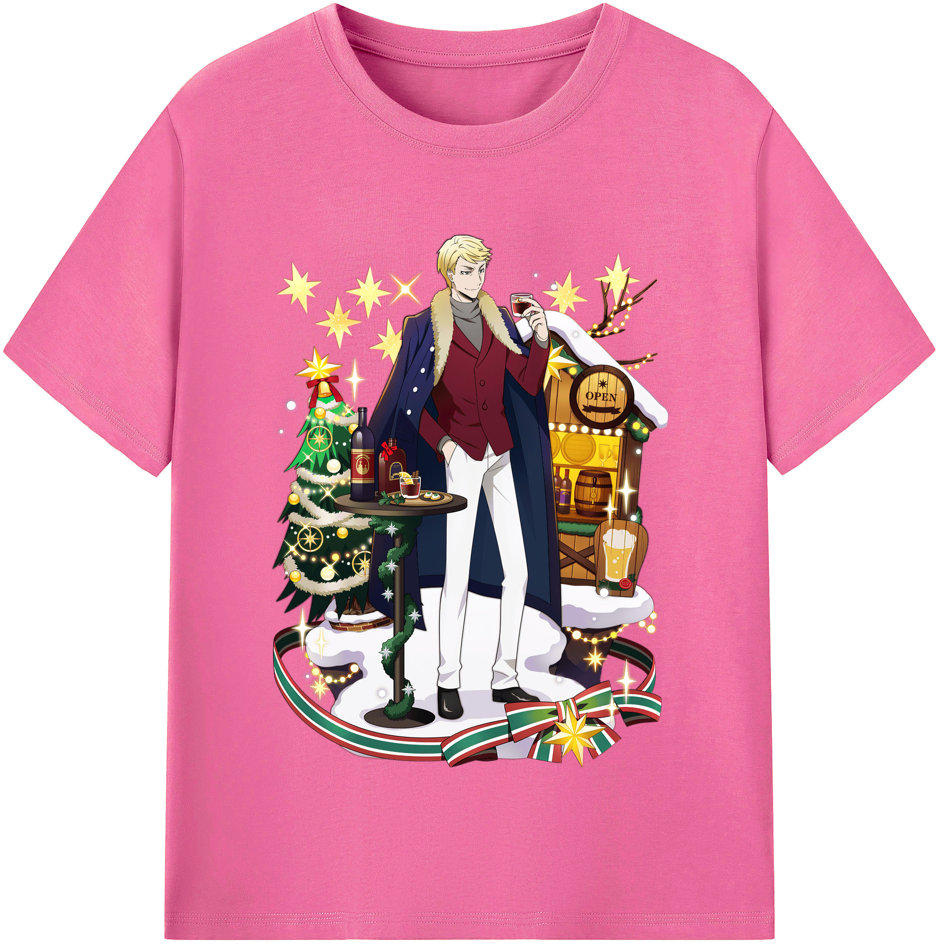 （画像用） 文豪ストレイドッグス Bungo Stray Dogs レディースカジュアルプリントTシャツ（綿100％）